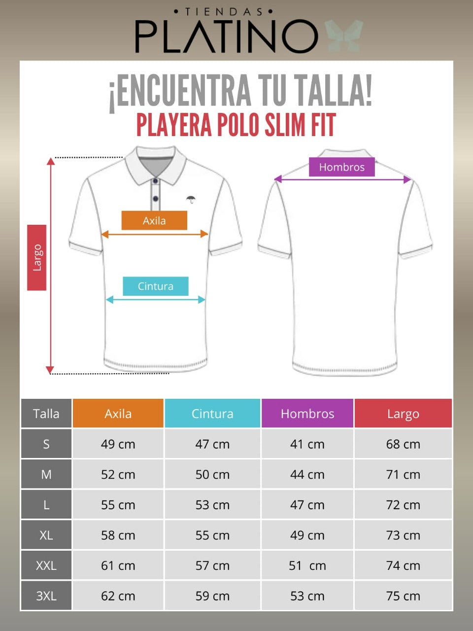 Playera Polo Hombre Slim Fit Roja Detalles Blanco y Azul Marino - 34 (S)-Tiendas Platino