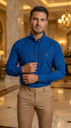 Camisa de Hombre   — Moon & Rain. Prenda elegante y moderna.