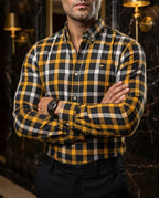 Camisa Hombre Cuadros — Tuxedo Check | Moon & Rain