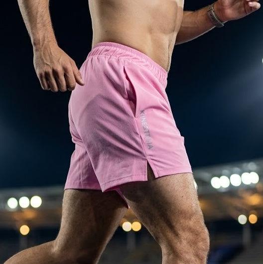 SHORT ROSA BABY CON LICRA INTERNA PARA HOMBRE KINESTESIA