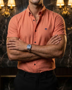 Camisa Hombre Estampado Rosa — Rose Flux | Moon & Rain