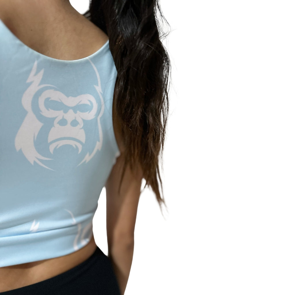 TOP The Jungle VERDE CON AZUL CLARO DE MUJER KINESTESIA