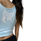 TOP The Jungle VERDE CON AZUL CLARO DE MUJER KINESTESIA