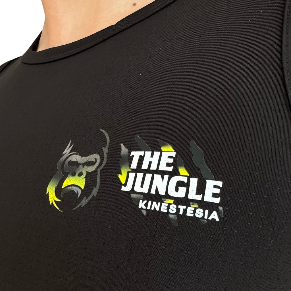 PLAYERA TANK SIN MANGAS NEGRA PARA HOMBRE KINESTESIA
