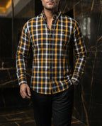 Camisa Hombre Cuadros — Tuxedo Check | Moon & Rain
