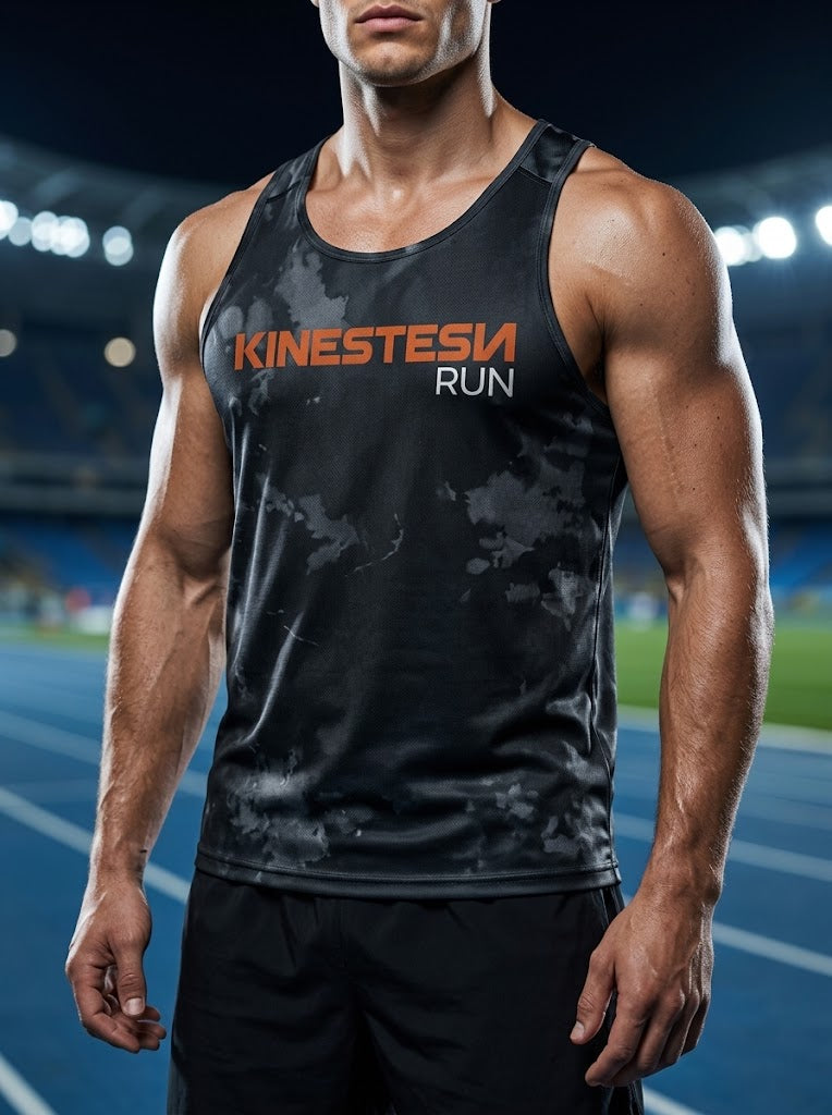PLAYERA TANK KINESTESIA RUN 2.0 · BLACK EDITION HOMBRE