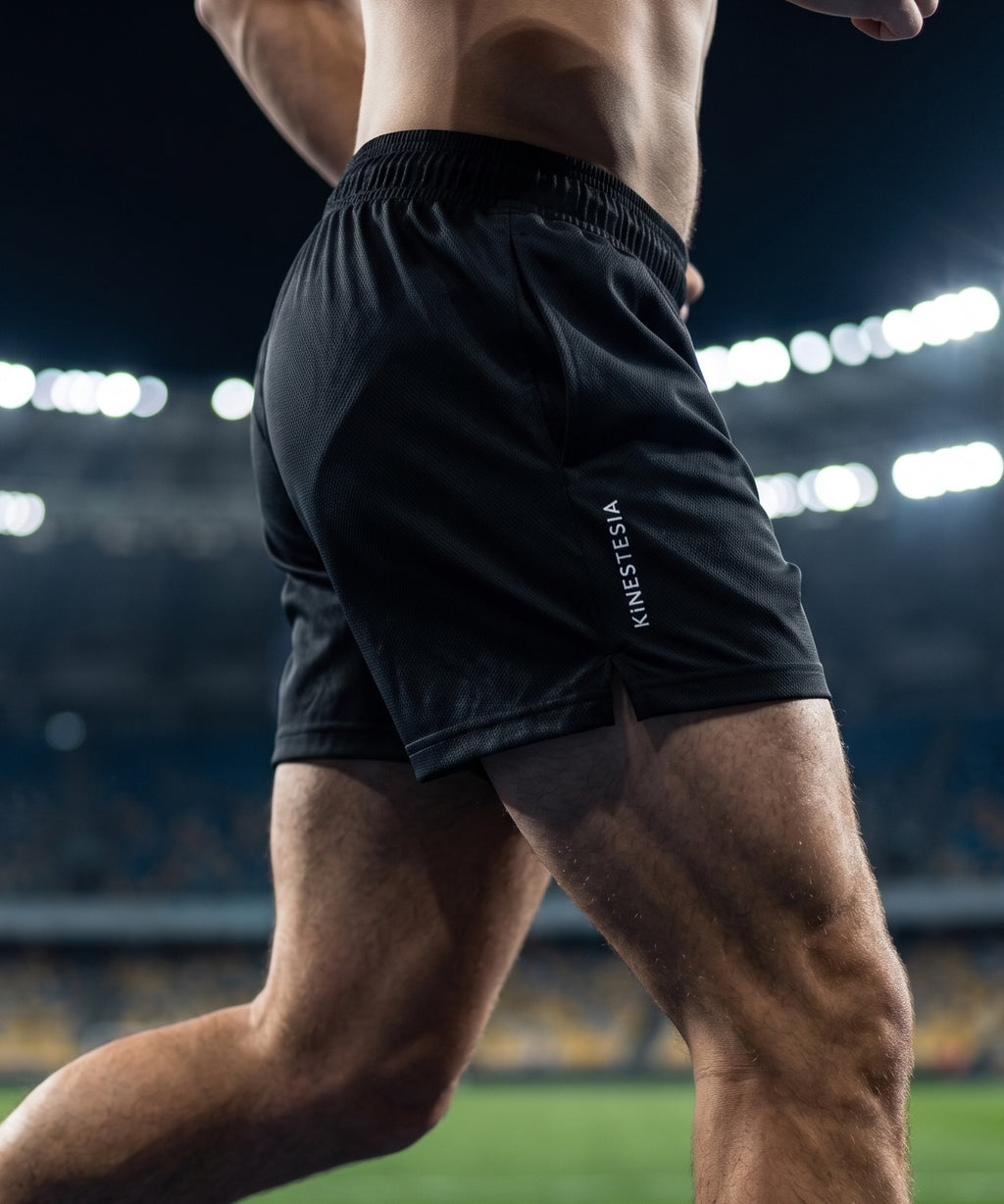 SHORT NEGRO DE COMPETENCIA PARA HOMBRE KINESTESIA