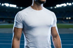 PLAYERA MANGA CORTA BLANCA PARA HOMBRE KINESTESIA