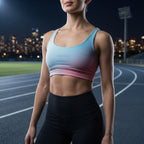 TOP BÁSICO DEPORTIVO MUJER ALGODON DEGRADADO KINESTESIA