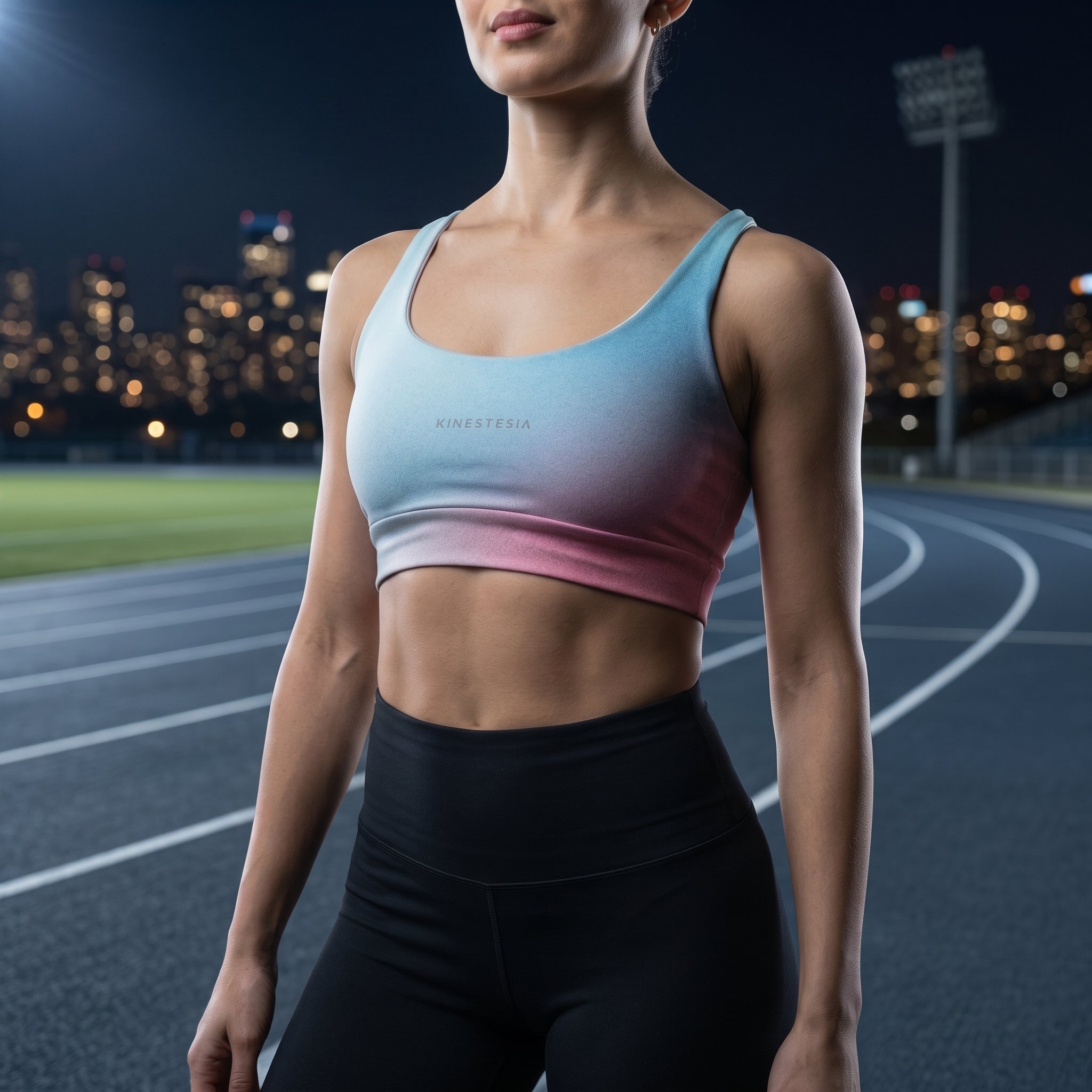 TOP BÁSICO DEPORTIVO MUJER ALGODON DEGRADADO KINESTESIA