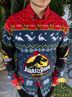 Camisa Hombre Casual Slim Fit Jurassic Park
