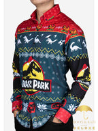 Camisa Hombre Casual Slim Fit Jurassic Park