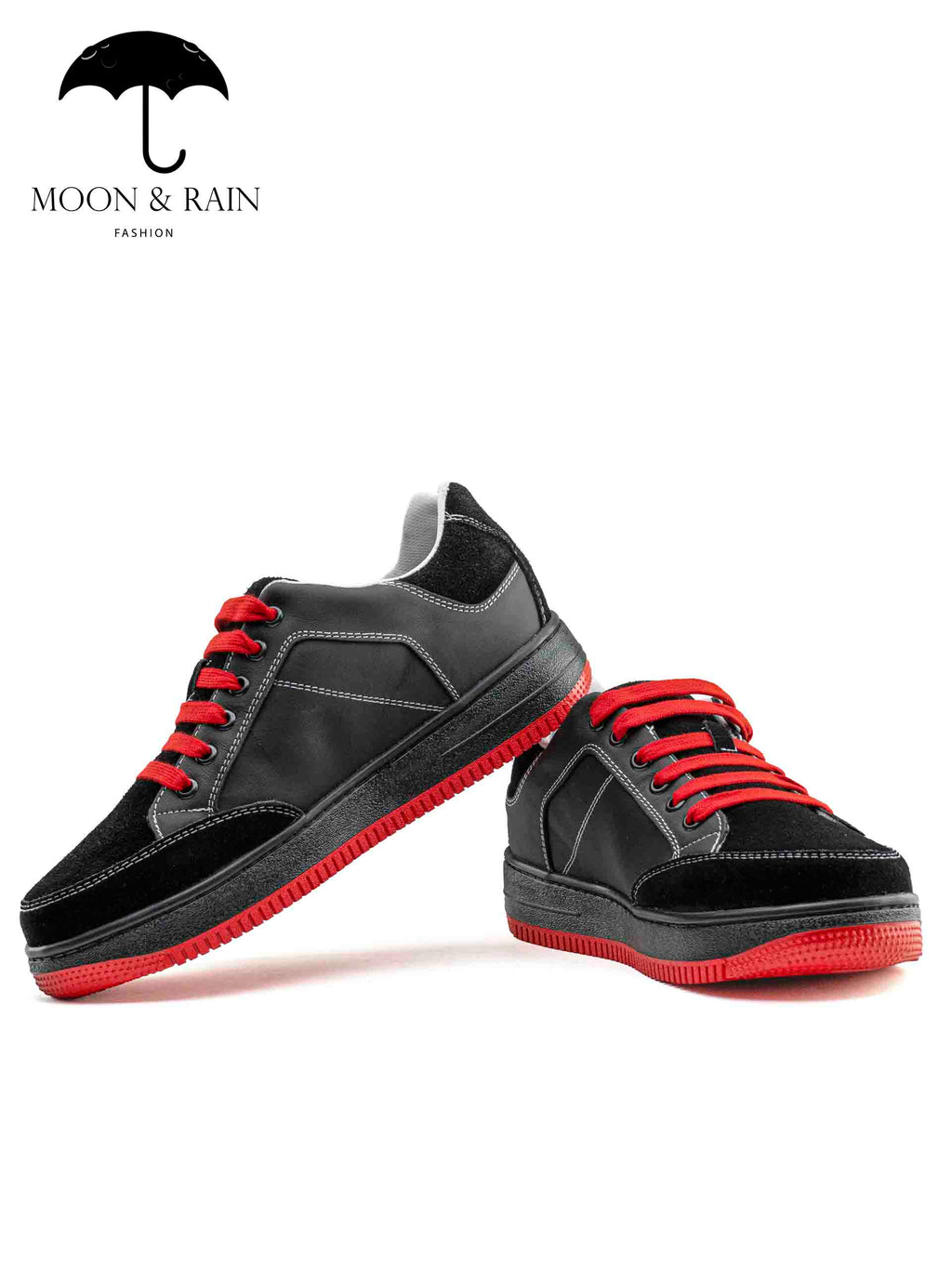 Tenis Sneakers Hombre Negros Liso Det Texturizado Gamuza - Tiendas Platino Tenis Hombre 25 MX