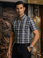 Camisa Hombre a cuadros — Modelo  de Moon & Rain. Calidad premium.