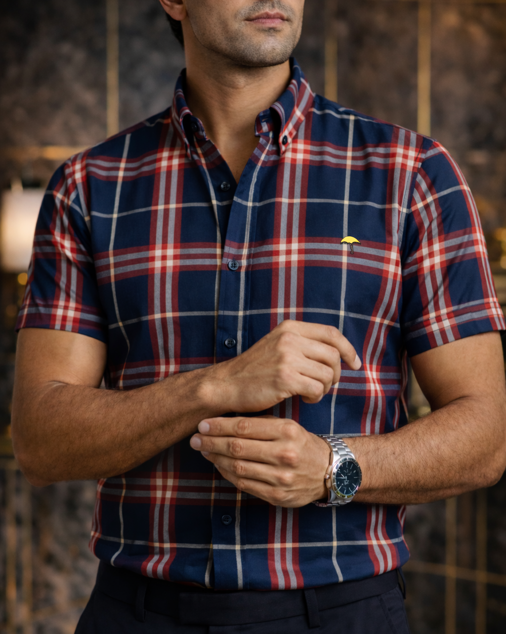 Camisa de Hombre   — Moon & Rain. Prenda elegante y moderna.