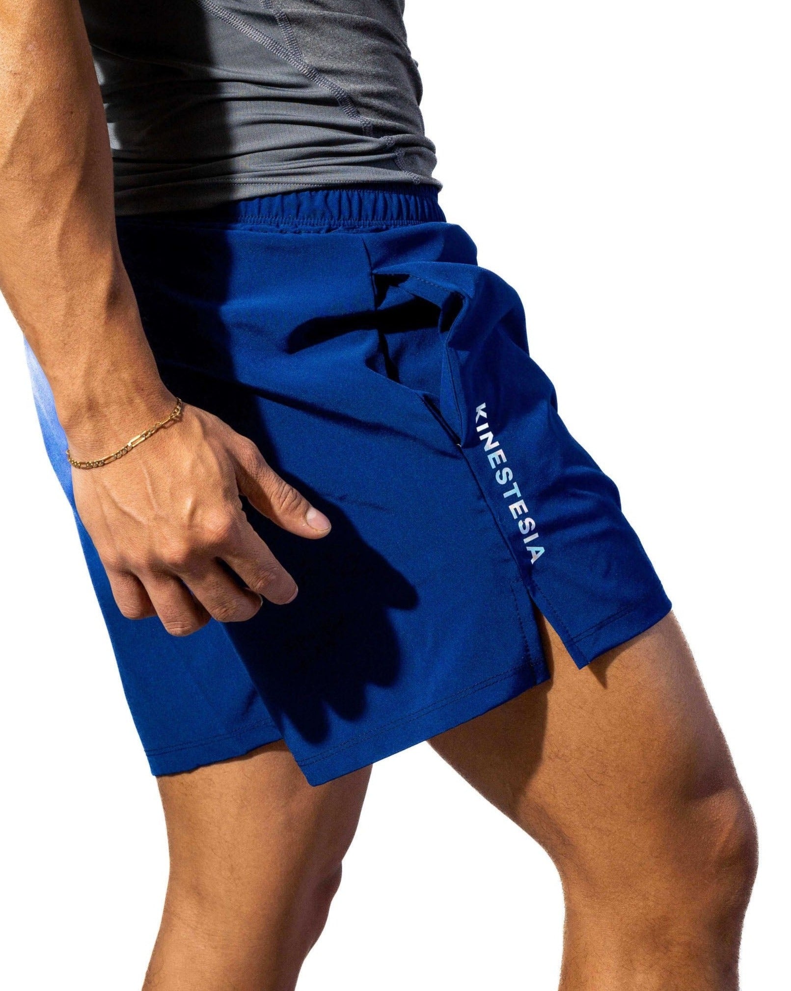 Short Deportivo Para Hombre Indoor Azul Marino