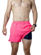 SHORT ROSA NEON CON LICRA INTERNA PARA HOMBRE KINESTESIA