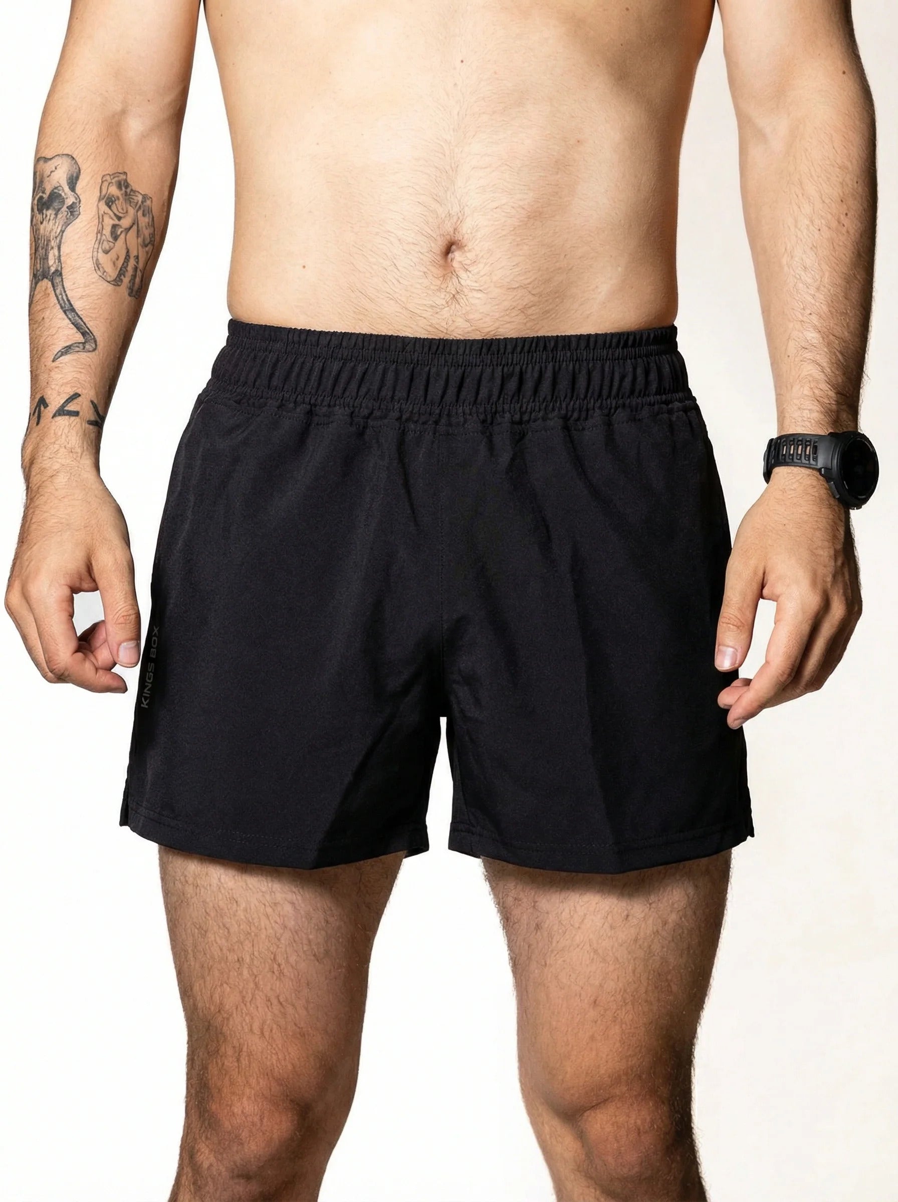 SHORT NEGRO DE COMPETENCIA PARA HOMBRE KINESTESIA