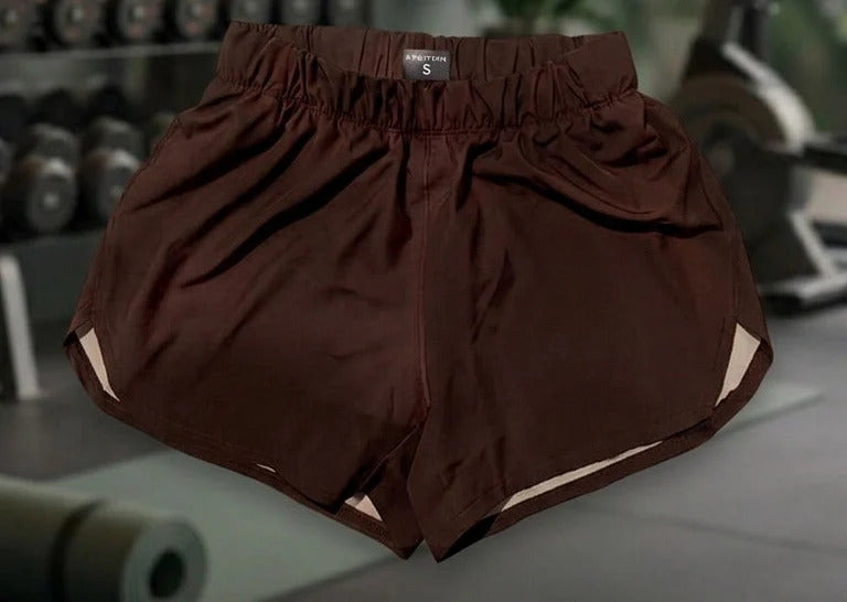 RUNNING SHORT unisex MARRÓN KINESTESIA