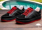 Tenis Sneakers Hombre Negros Liso Det Texturizado Gamuza - Tiendas Platino Tenis Hombre 25 MX