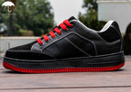 Tenis Sneakers Hombre Negros Liso Det Texturizado Gamuza - Tiendas Platino Tenis Hombre 25 MX