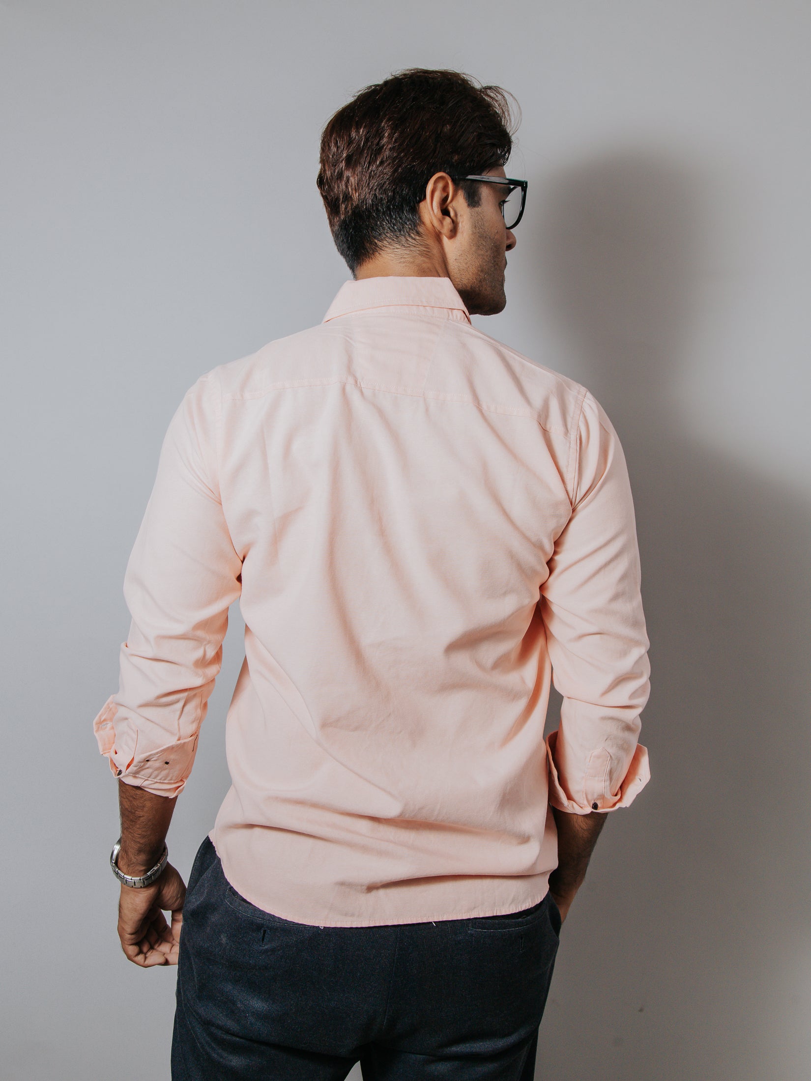 Camisa Hombre Casual Lisa Melón