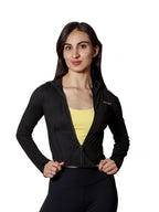 Jacket Chamarra Deportiva Negra Kinestesia