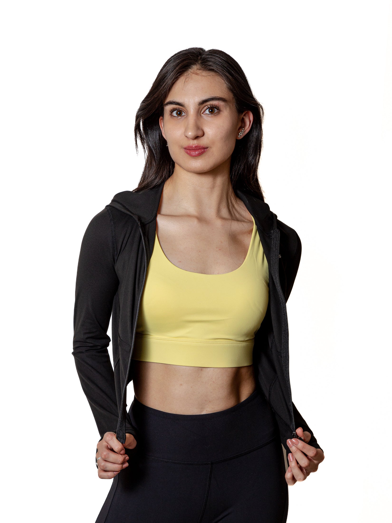 Jacket Chamarra Deportiva Negra Kinestesia