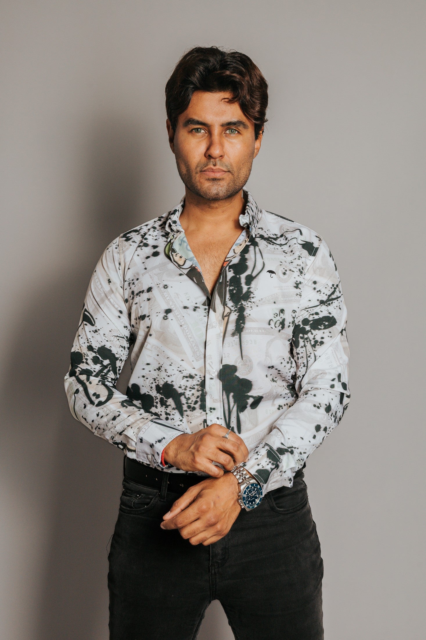 Camisa Hombre Casual Monopoly Dolar