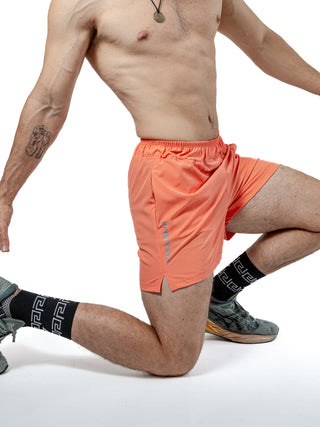 Short Deportivo Para Hombre Indoor Naranja