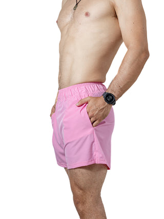 Short Deportivo Para Hombre Indoor Rosa