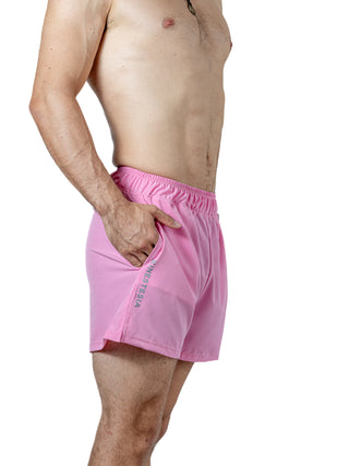 Short Deportivo Para Hombre Indoor Rosa