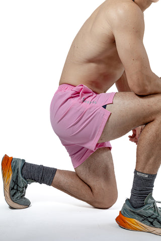 Short Deportivo Para Hombre Indoor Rosa