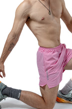Short Deportivo Para Hombre Indoor Rosa - Tiendas Platino Short Deportivo Hombre 32 (XS)