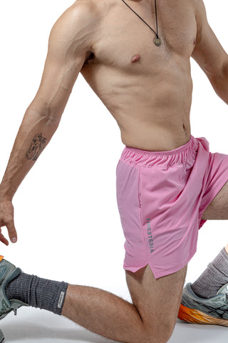 Short Deportivo Para Hombre Indoor Rosa