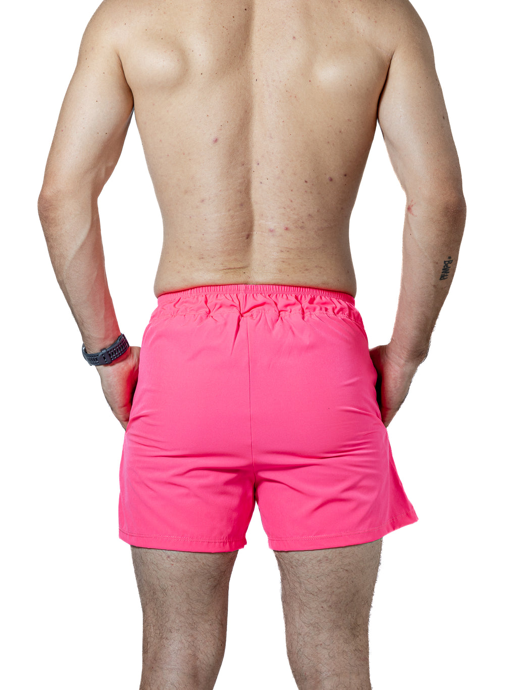 Short Deportivo Para Hombre Indoor Rosa Neon - 32 (XS)-Tiendas Platino