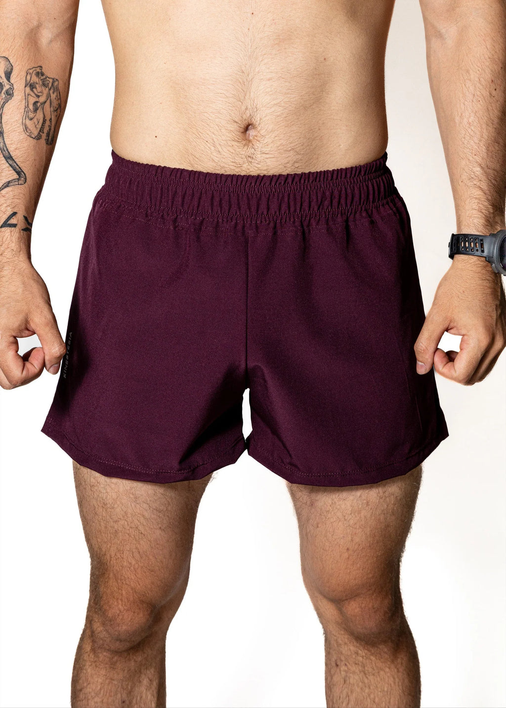 SHORT PURPURA DE COMPETENCIA PARA HOMBRE KINESTESIA