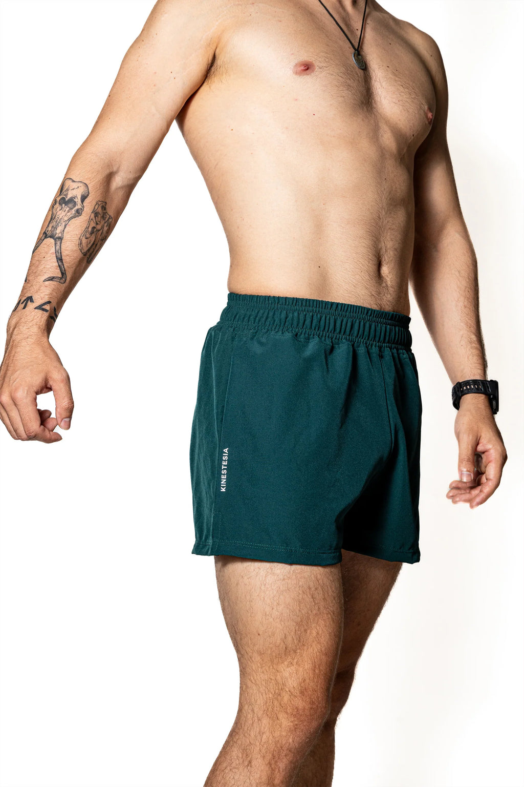 SHORT VERDE OSCURO DE COMPETENCIA PARA HOMBRE KINESTESIA