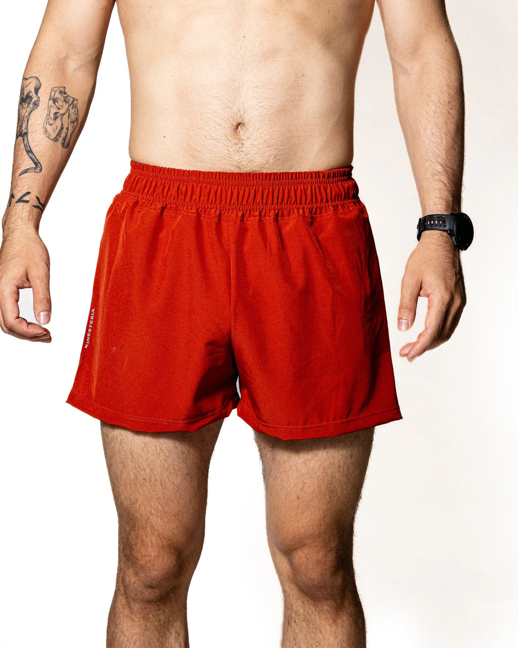 SHORT ROJO OSCURO DE COMPETENCIA PARA HOMBRE KINESTESIA