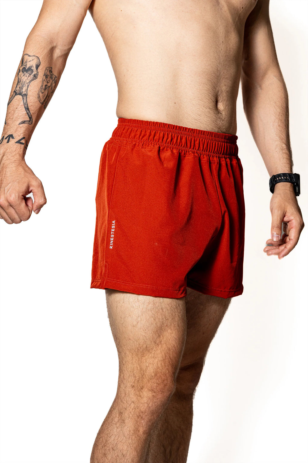 SHORT ROJO OSCURO DE COMPETENCIA PARA HOMBRE KINESTESIA
