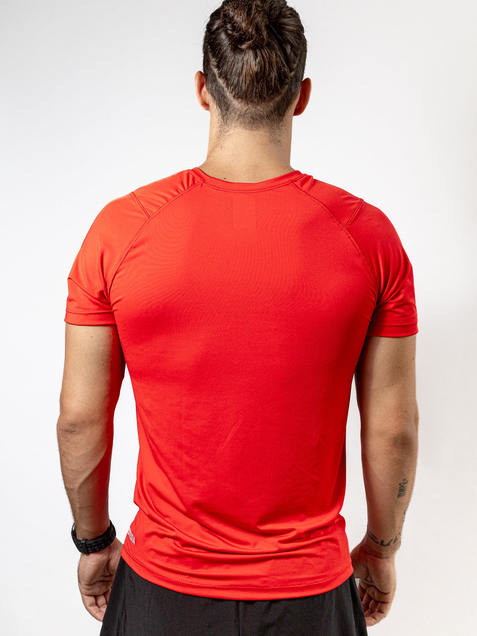 Playera Manga Corta Roja Para Hombre Basic Kinestesia - S-Tiendas Platino