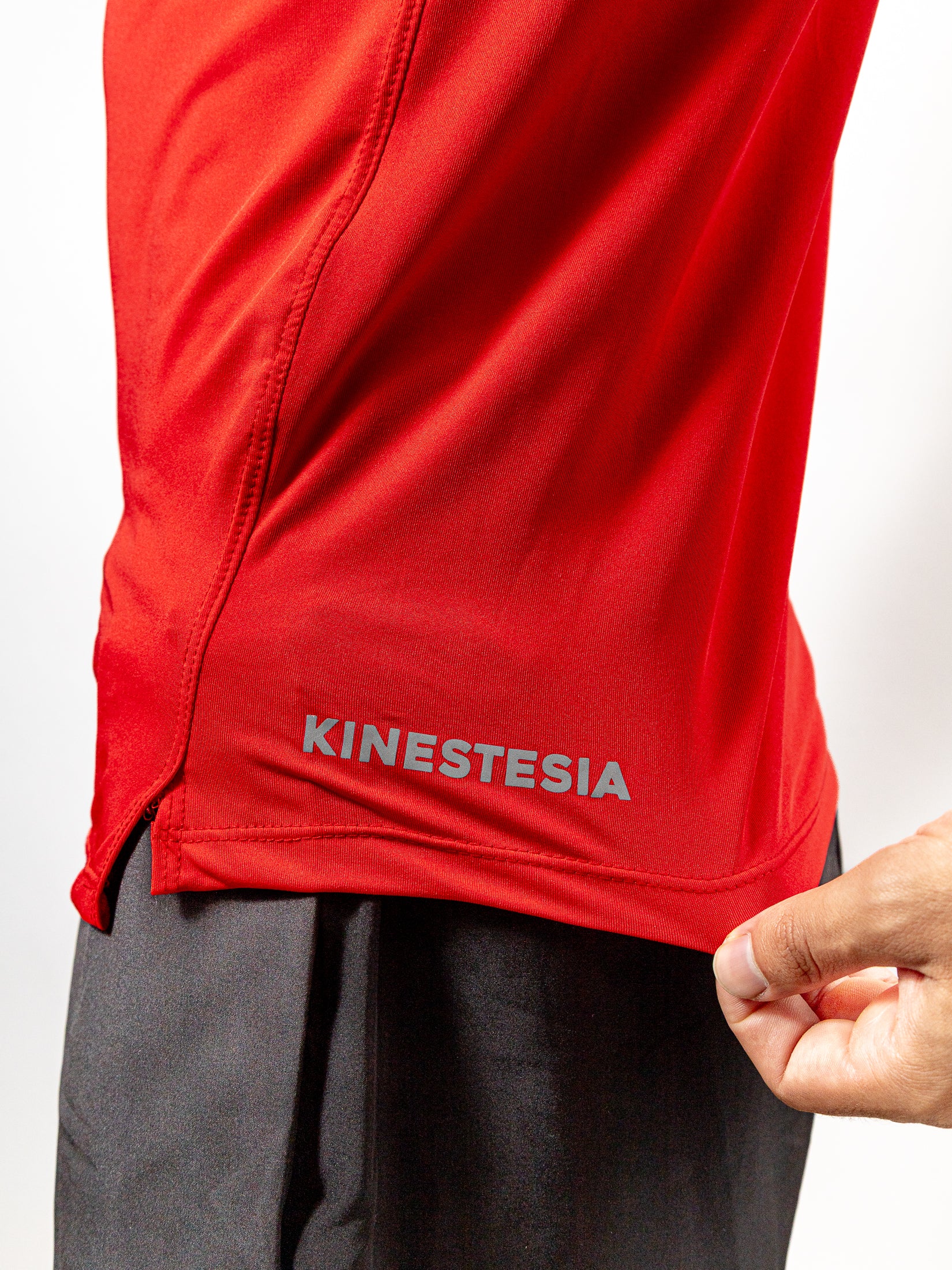 Playera Manga Corta Roja Para Hombre Basic Kinestesia - S-Tiendas Platino