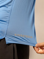 Playera Manga Corta Azul Cyan Para Hombre Basic Kinestesia - Tiendas Platino Playeras Hombre S