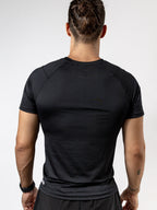 Playera Manga Corta Negra Para Hombre Basic Kinestesia