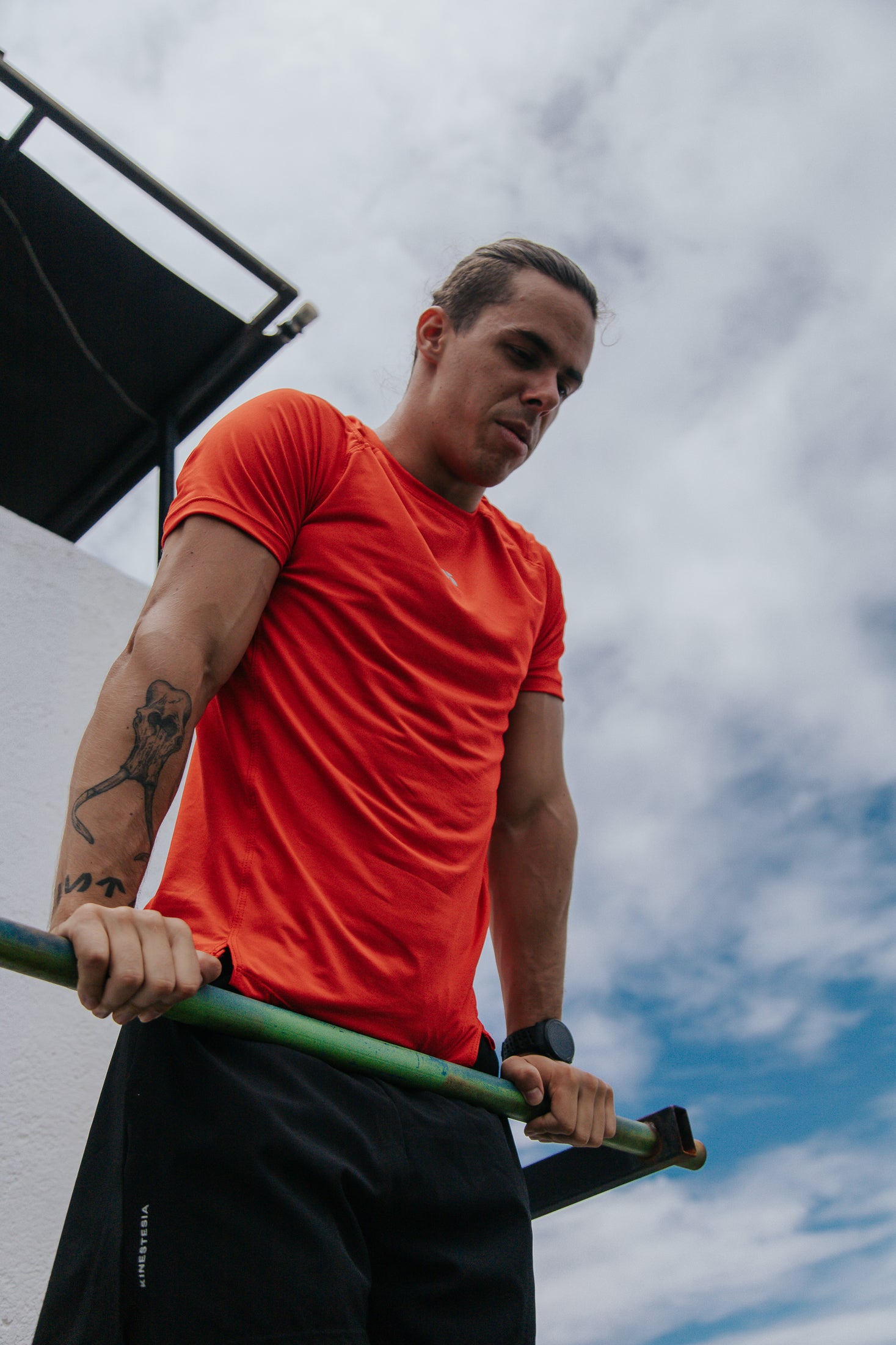 Playera Manga Corta Roja Para Hombre Basic Kinestesia - S-Tiendas Platino
