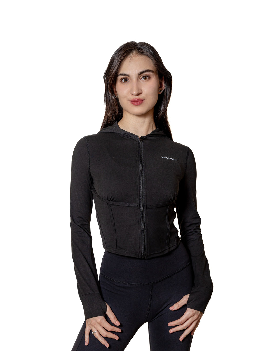 Jacket Chamarra Deportiva Negra Kinestesia