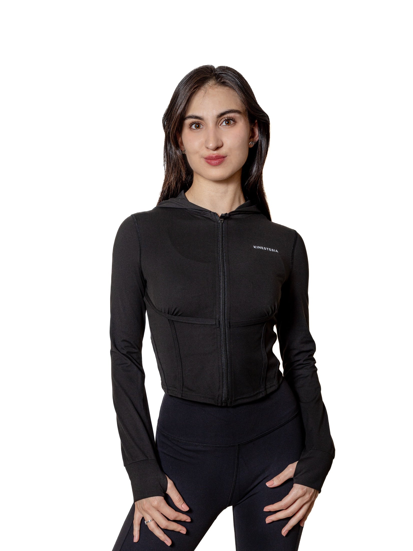 Jacket Chamarra Deportiva Negra Kinestesia
