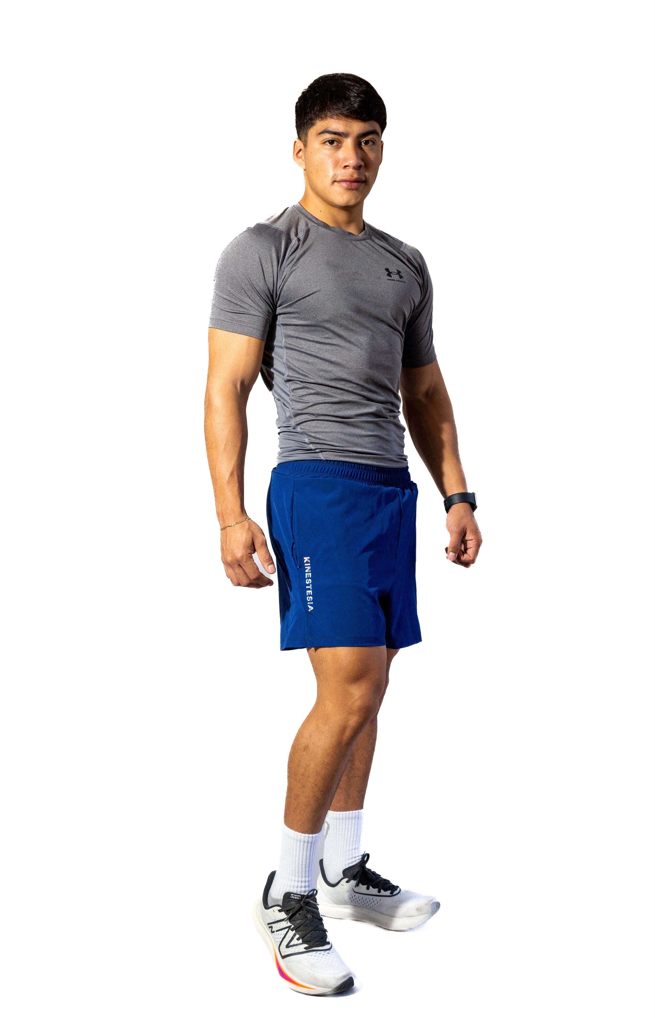 Short Deportivo Para Hombre Indoor Azul Marino