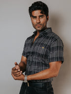 Compra camisa Hombre a cuadros  | Moon & Rain — Moda casual de lujo.