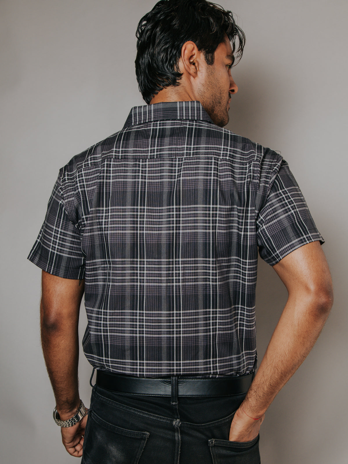 Camisa a cuadros Hombre —  — Moon & Rain | Moda Premium México